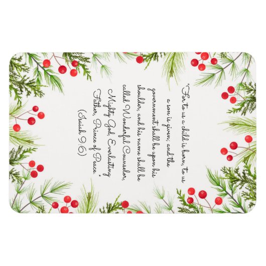 Isaiah 9:6 magneet (Horizontaal)