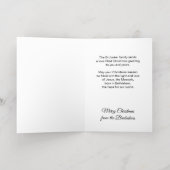 Isaiah 9:6 Scripture Custom Nativity Christmas Folie Feestdagenkaart (Binnenlaag)