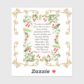 Isaiah 9:6 sticker (Vel)