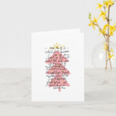 Isaiah 9:6 Typografie kerstabel Verse Kaart (Gele Bloem)