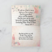 Isaiah 9:6 "Voor ons is een kind geboren" Kerstmis Feestdagen Kaart (Binnen)