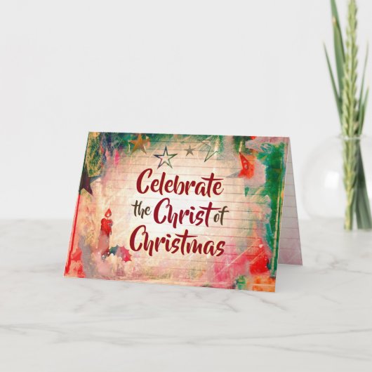 Isaiah 9:6 "Voor ons is een kind geboren" Kerstmis Feestdagen Kaart (Voorkant)