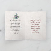 Isaiah 9:6 Voor ons is een kind geboren, Kerstmis Kaart (Binnen)