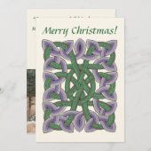 Isaiah 9 Bijbelse Verse Calligrafie Celtic Knot Kaart (Voorkant / Achterkant)