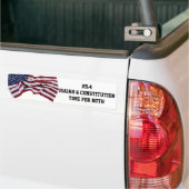 Isaiah en de Amerikaanse grondwet 25:4 Bumperstick Bumpersticker (Op Truck)