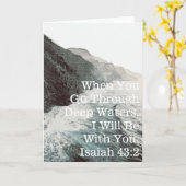 Isaiah Encouragement (Spatie binnen) Kaart (Gele Bloem)