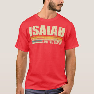 Isaiah Gift Name Personalized Funny Retro  T-shirt