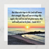 ISAIAH INSPIREREN 40:31 KAART (Voorkant / Achterkant)