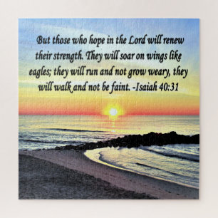 ISAIAH INSPIREREN 40:31 LEGPUZZEL