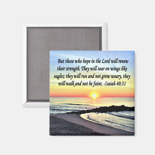 ISAIAH INSPIREREN 40:31 MAGNEET (Voorkant / Achterkant)