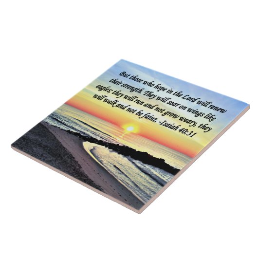 ISAIAH INSPIREREN 40:31 TEGELTJE (Zijkant)