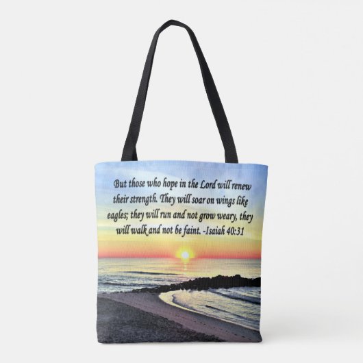 ISAIAH INSPIREREN 40:31 TOTE BAG (Achterkant)