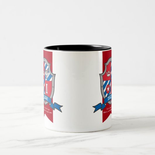 Isaiah knight shield red blue name betekent mok (Center)