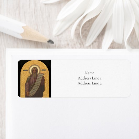 Isaiah Orthodox Christelijk Icoon Etiket (Insitu)