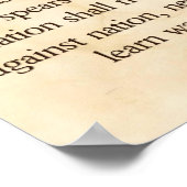 Isaiah's end-time profetie in het Hebreeuws en het Poster (Hoek)