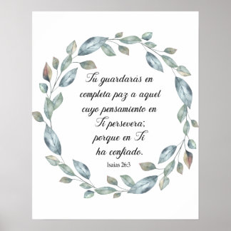 Isaias 26 poster
