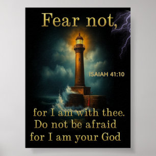ISAIH 41:10 Schrift Poster