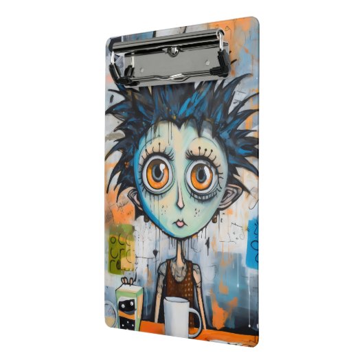 Isak Inkwell maandagochtend grillen Mini Klembord (Angled2)