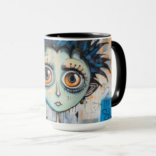 Isak Inkwell maandagochtend grillen Mok (Voorkant rechts)