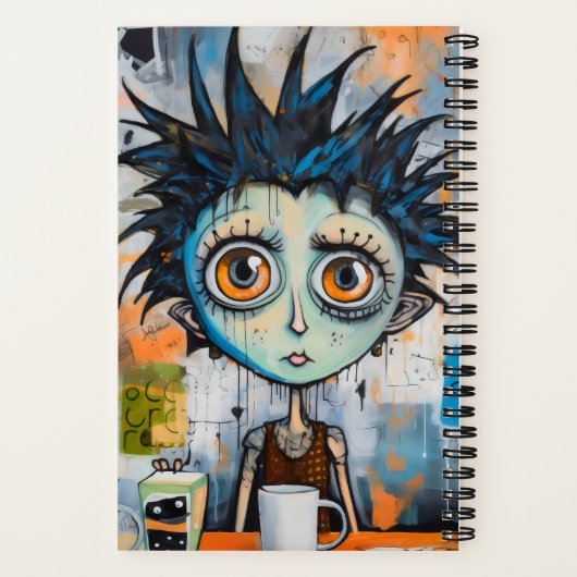 Isak Inkwell maandagochtend grillen Notitieboek (Achterkant)