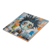 Isak Inkwell maandagochtend grillen Tegeltje (Zijkant)