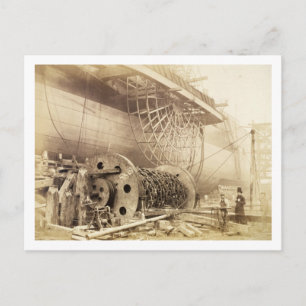 Isambard Kingdom Brunel (1806-59) naast de "Grea" Briefkaart