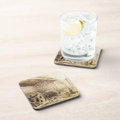 Isambard Kingdom Brunel (1806-59) naast de "Grea" Drankjes Onderzetter (Rechterzijde)