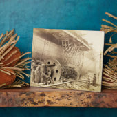 Isambard Kingdom Brunel (1806-59) naast de "Grea" Fotoplaat (Zijkant)