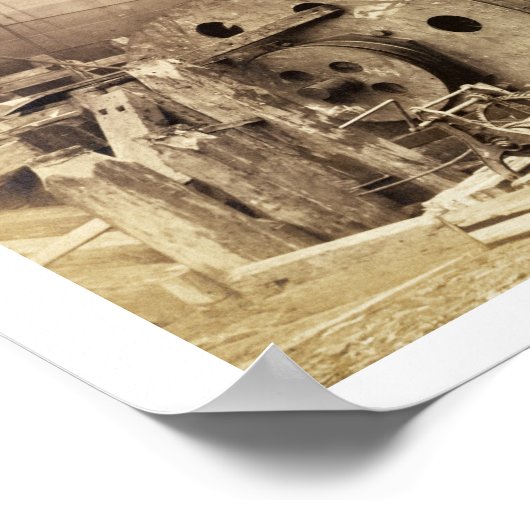 Isambard Kingdom Brunel (1806-59) naast de "Grea" Poster (Hoek)