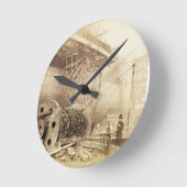 Isambard Kingdom Brunel (1806-59) naast de "Grea" Ronde Klok (Hoek)