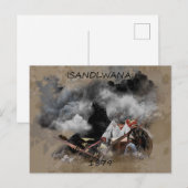 Isandlwana Battle 1879 Briefkaart (Voorkant / Achterkant)