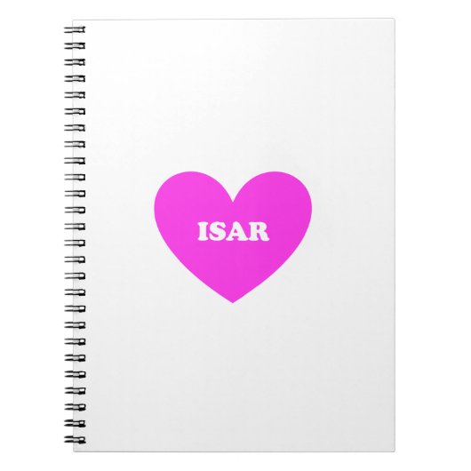 Isar Notitieboek (Voorkant)