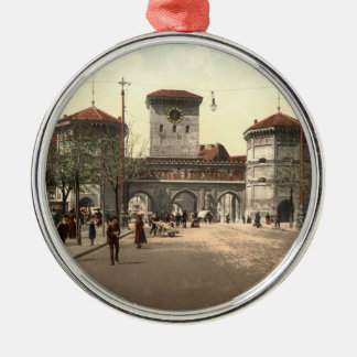 Isartor, München, Beieren, Duitsland Metalen Ornament