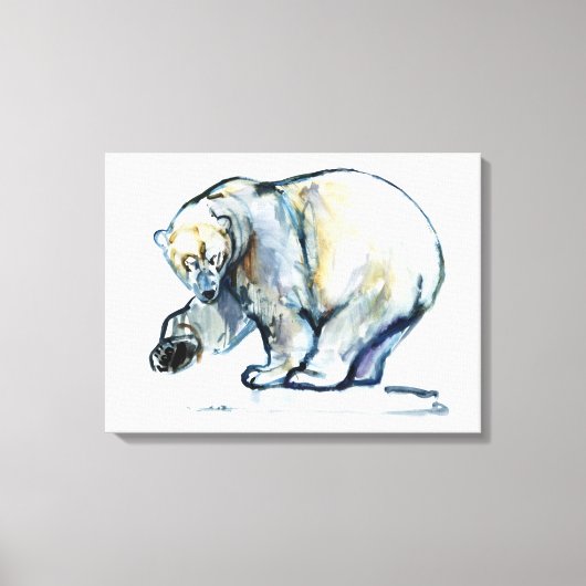 Isbjørn 2013 canvas afdruk (Voorkant)