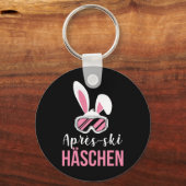 Ischgl Après-ski Bunny Skiërs Snowboarden Sleutelhanger (Voorkant)