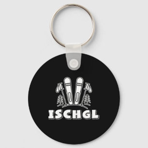 Ischgl Skiers Wintersport Skiën Snowboarden Au Sleutelhanger
