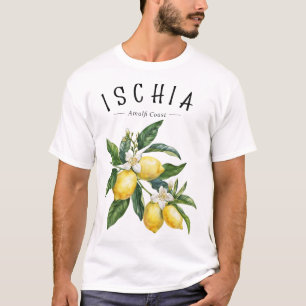 Ischia Amalfi Coast Italië Citroen Italiaans Fruit T-shirt