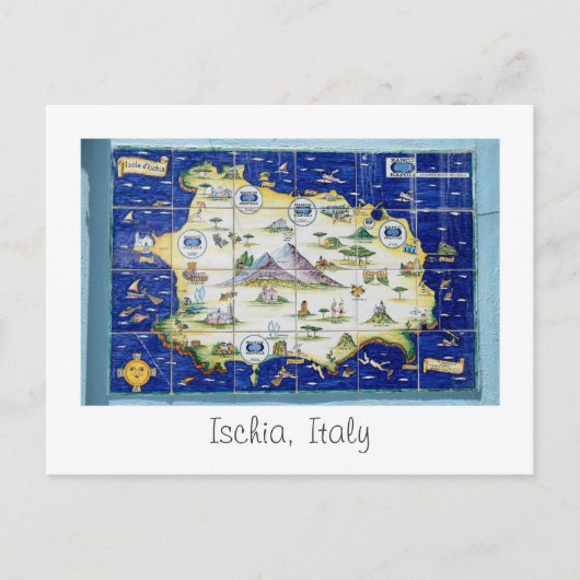 Ischia, briefkaart Italië (Voorkant)