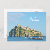 Ischia, Castello Aragonese - Briefkaart (Voorkant / Achterkant)
