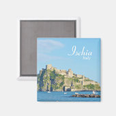 Ischia, Castello Aragonese - Magneet (Voorkant / Achterkant)