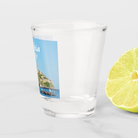 Ischia Castello Aragonese Souvenir Shot Glas (Rechts)