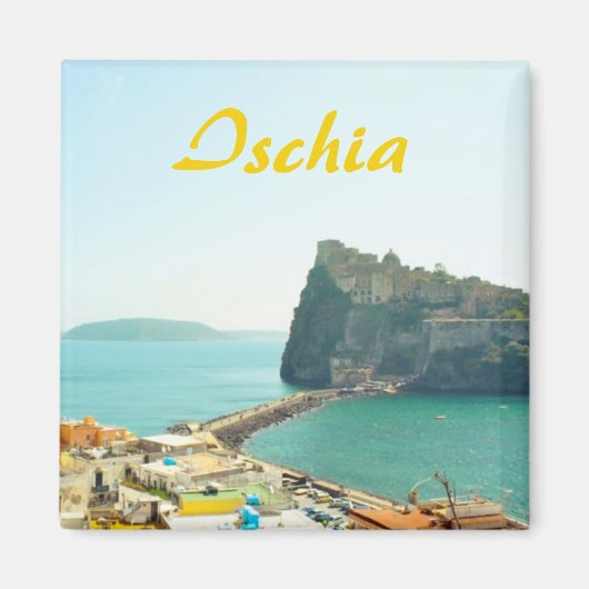 Ischia in Italië Souvenir Magneet (Voorkant)