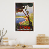Ischia Island Italië zomerreis Poster (Keuken)