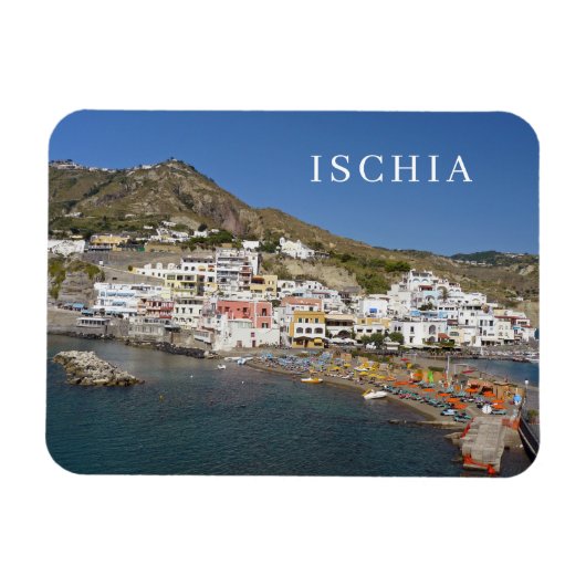 Ischia Island Sant'Angelo uitzicht koelkastmagneet Magneet (Horizontaal)