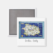 Ischia, Italië magneet (Voorkant / Achterkant)