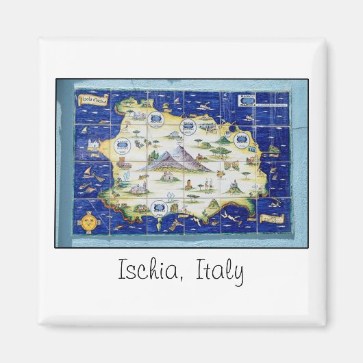 Ischia, Italië magneet (Voorkant)