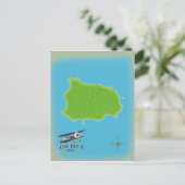 Ischia Italië reisposter Briefkaart (Staand voorkant)