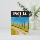 Ischia Italië reisposter Briefkaart (Staand voorkant)