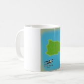 Ischia Italië reisposter Koffiemok (Voorkant links)