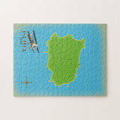 Ischia Italië reisposter Legpuzzel (Horizontaal)
